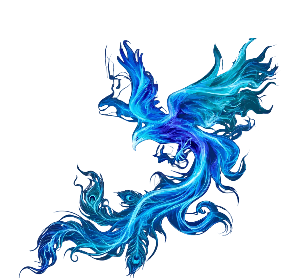 HostPhenix phoenix rising above the clouds — fast web hosting