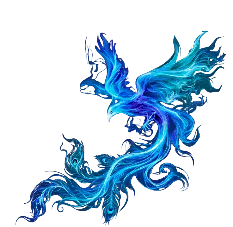 HostPhenix phoenix rising above the clouds — fast web hosting